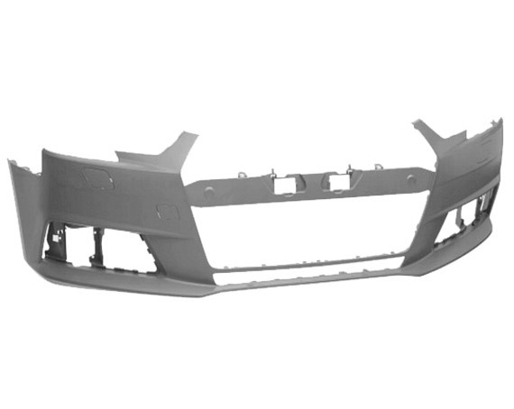 Přední nárazník Audi A4 B9 (8W) 15-19 PRO LAK S OTVORY