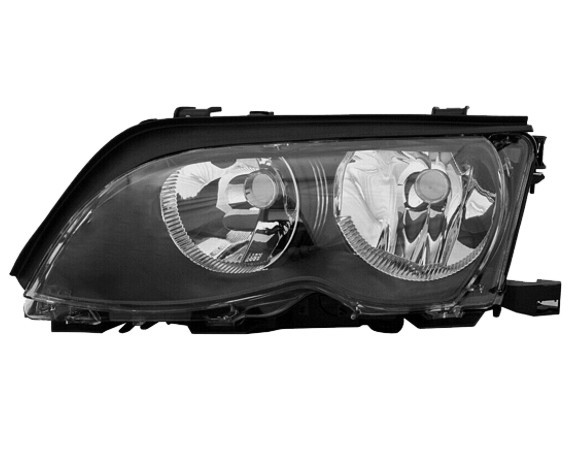 Levé přední světlo BMW 3 (E46) 01-05 ČERNÉ