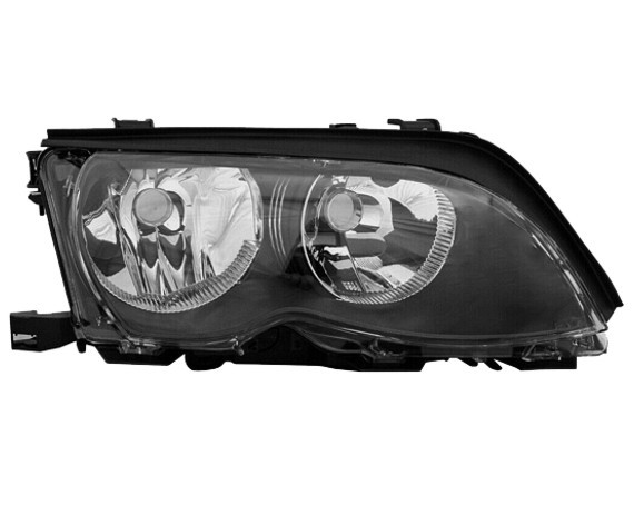 Pravé přední světlo BMW 3 (E46) 01-05 ČERNÉ