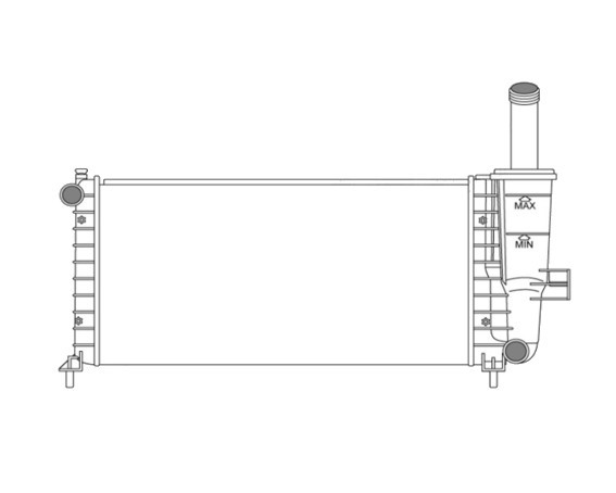 Chladič vody Fiat Punto II (188) 99-03 1.2