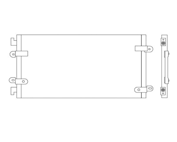 Chladič klimatizace Fiat Punto II (188) 99-03 1.2