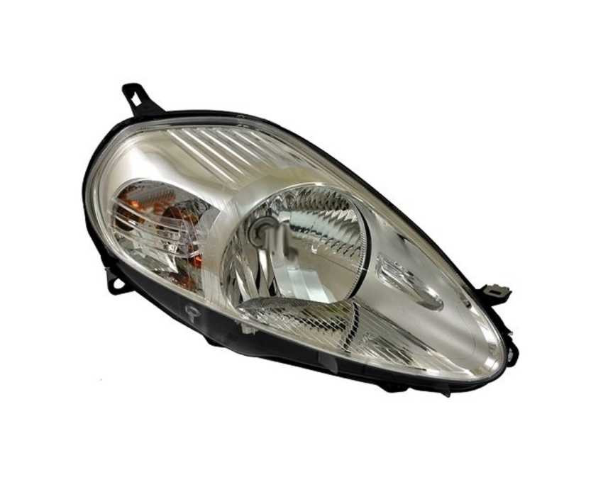 Pravé přední světlo Fiat Punto Grande (199) 05-08 STŘÍBRNÉ