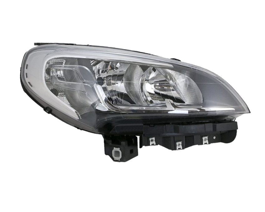 Pravé přední světlo s denním svícením Fiat Doblo (263) 15-22 STŘÍBRNÉ MAGNETI MARELLI