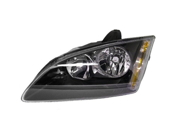 Levé přední světlo Ford Focus II (DA/DB) 04-08 ČERNÉ VISTEON