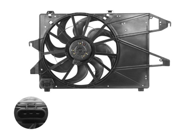 Ventilátor chladiče Ford Mondeo III (B4Y/B5Y/BWY) 00-07 1.8 2.0 