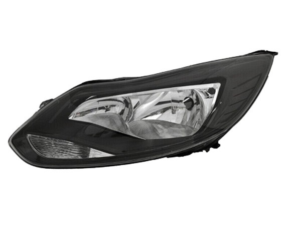 Levé přední světlo Ford Focus III 10-14 ČERNÉ VISTEON