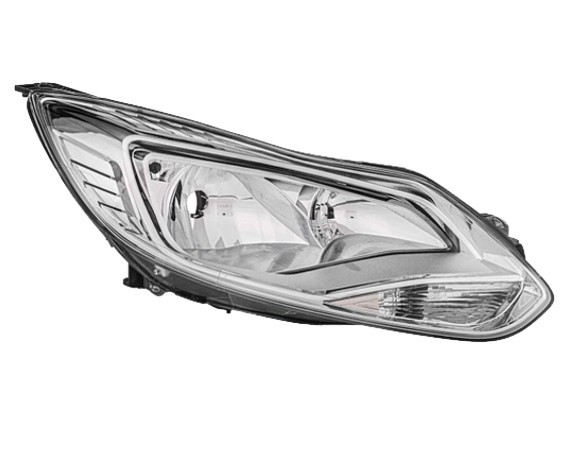 Pravé přední světlo Ford Focus III 10-14 STŘÍBRNÉ VISTEON