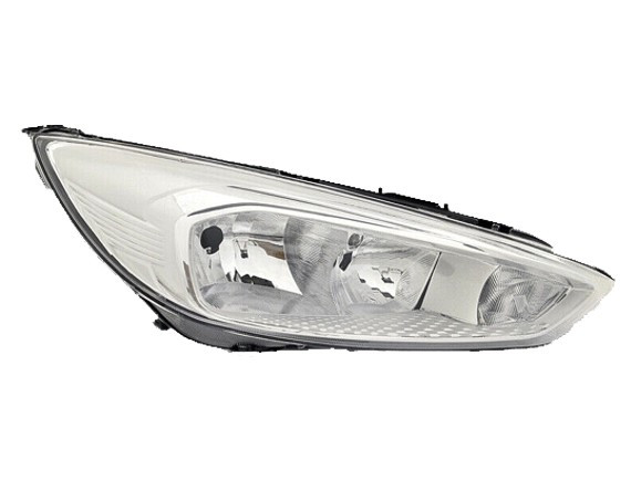 Pravé přední světlo s denním svícením Ford Focus III 14-18 STŘÍBRNÉ