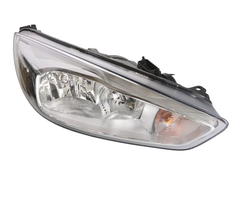 Pravé přední světlo s denním svícením LED Ford Focus III 14-18 STŘÍBRNÉ