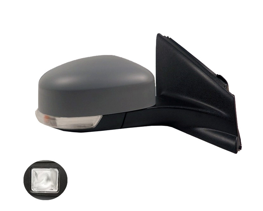 Pravé zpětné zrcátko Ford Mondeo IV (BA7) 10-15 SKLÁPĚCÍ PRO LAK