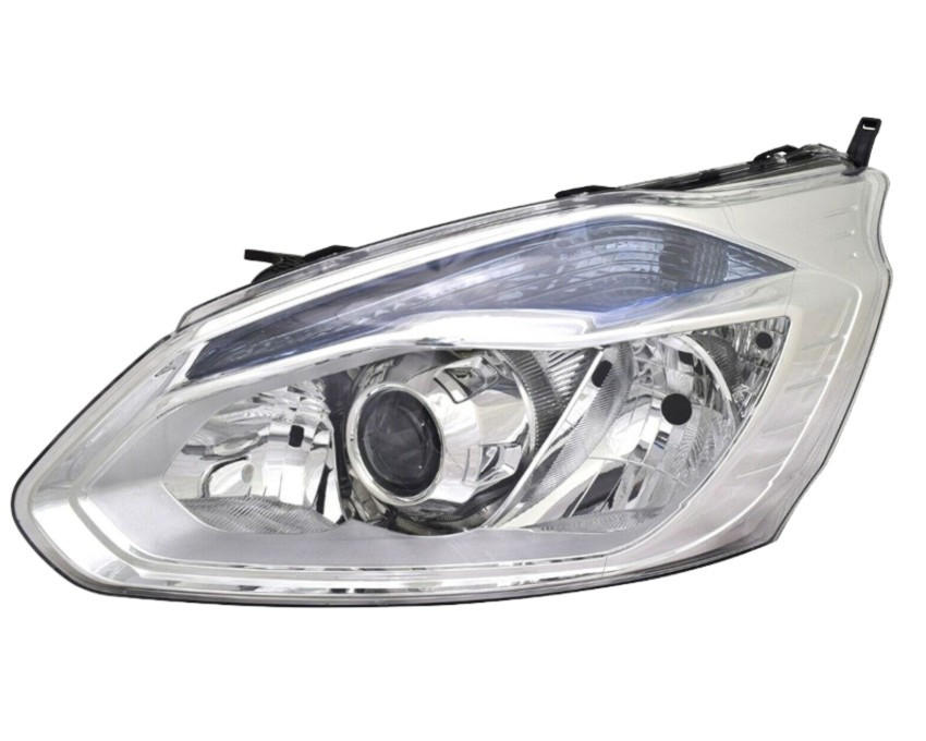 Levé přední světlo s denním svícením Ford Transit Custom V362 13-16 STŘÍBRNÉ