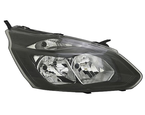 Pravé přední světlo s denním svícením Ford Transit Custom V362 13-18 ČERNÉ