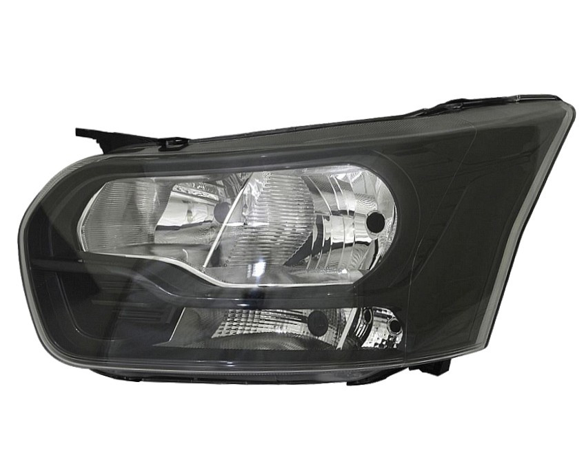Levé přední světlo s denním svícením Ford Transit V363 16-19 ČERNÉ