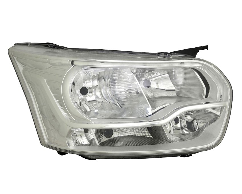 Pravé přední světlo s denním svícením Ford Transit V363 14-19 STŘÍBRNÉ