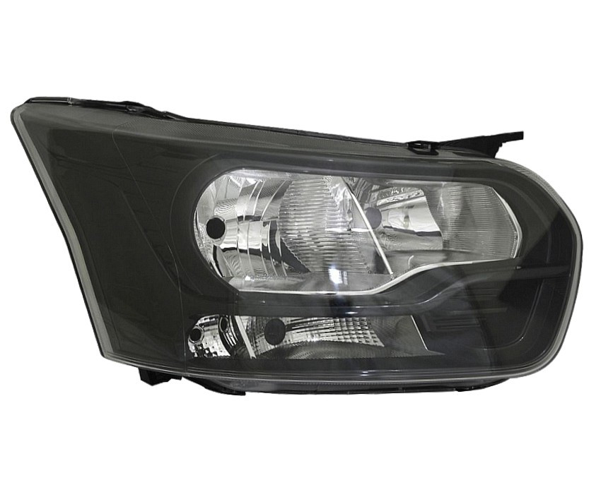 Pravé přední světlo s denním svícením Ford Transit V363 16-19 ČERNÉ