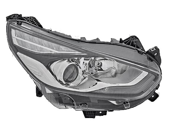Pravé přední světlo s denním svícením LED Ford S-MAX (CJ) 15-18 VALEO