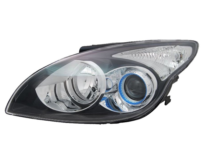 Levé přední světlo Hyundai i30 (FD) 07-12 ČERNÉ OEM OES