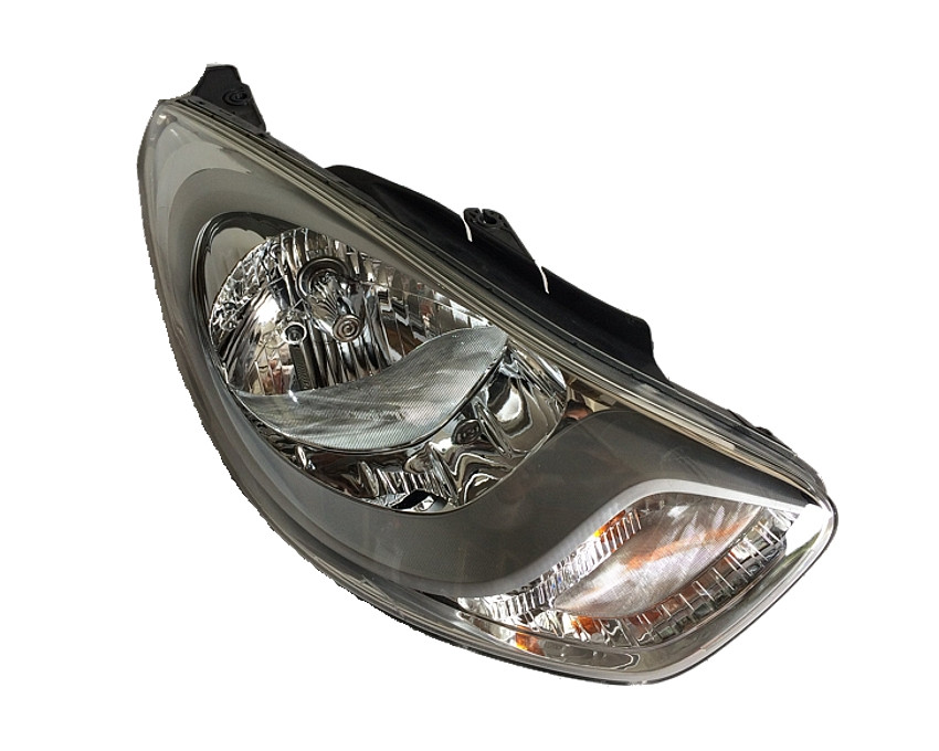 Pravé přední světlo Hyundai i10 I (PA) 11-13 STŘÍBRNÉ