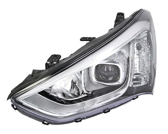 Levé přední světlo s denním svícením LED Hyundai Santa Fe III (DM/DMA) 12-17