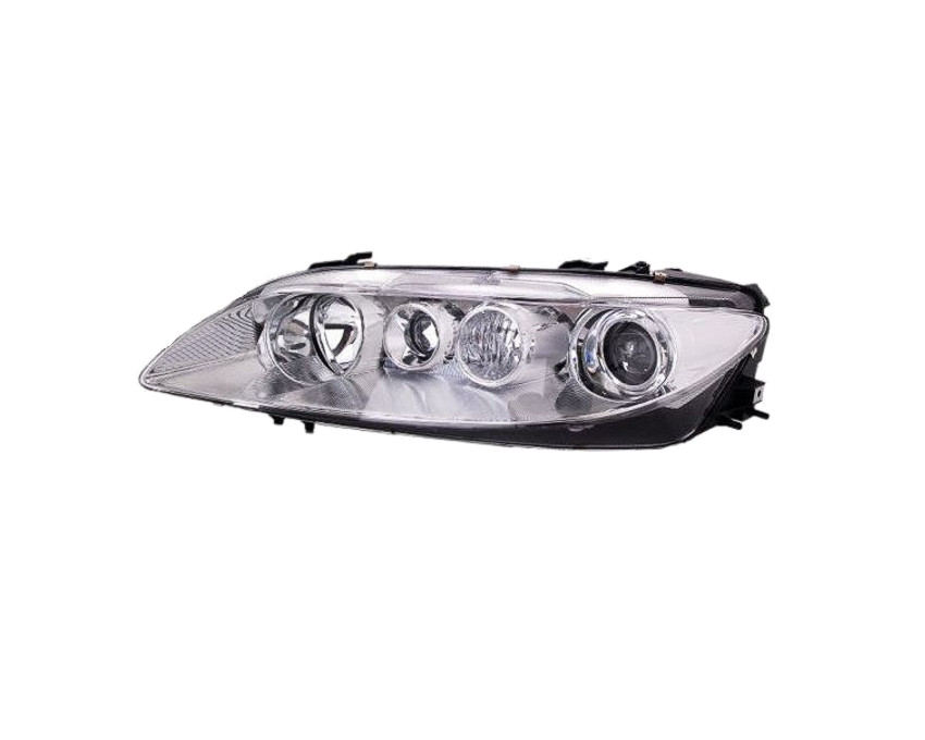 Levé přední světlo Mazda 6 (GG/GY) 02-05 STŘÍBRNÉ