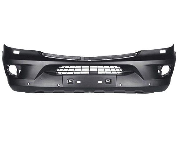 Přední nárazník Mercedes Sprinter B906 13-18 ČERNÝ S OTVORY SENZORY
