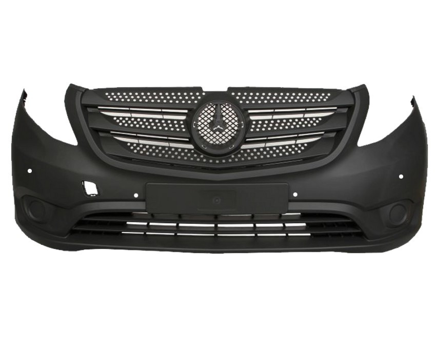 Přední nárazník Mercedes Vito (W447) 14- ŠEDÝ SENZORY