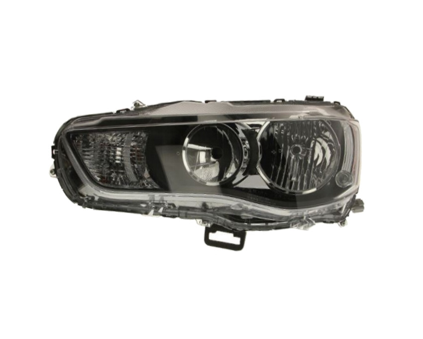 Levé přední světlo Mitsubishi Outlander II (CW) 09-12 ČERNÉ