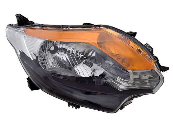 Pravé přední světlo Mitsubishi L200 (KJ/KK/KL) 15-19 ČERNÉ