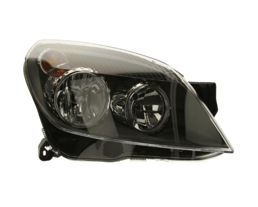 Pravé přední světlo Opel Astra H (A04) 03-07 ČERNÉ HELLA