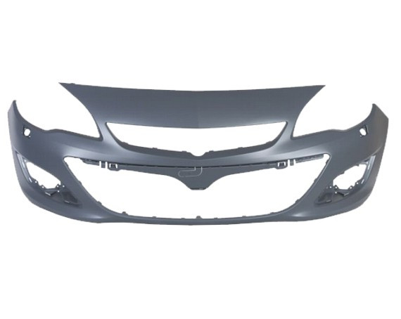 Přední nárazník Opel Astra J (P10) 12-15 PRO LAK S OTVORY