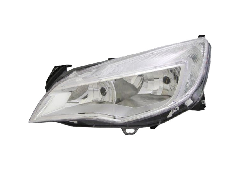 Levé přední světlo s denním svícením Opel Astra J (P10) 09-12 STŘÍBRNÉ HELLA