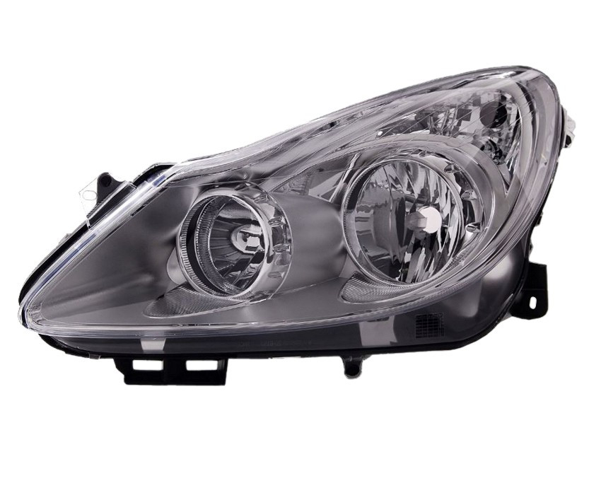 Levé přední světlo Opel Corsa D (S07) 06-11 STŘÍBRNÉ VALEO