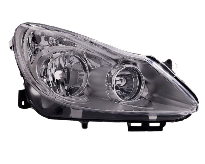 Pravé přední světlo Opel Corsa D (S07) 06-11 STŘÍBRNÉ