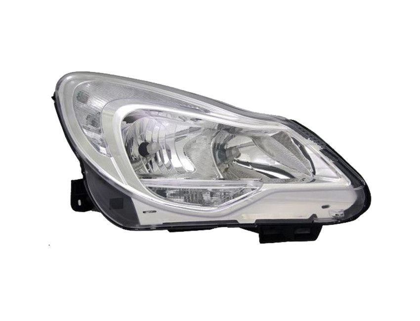 Pravé přední světlo Opel Corsa D (S07) 11-14 STŘÍBRNÉ VALEO