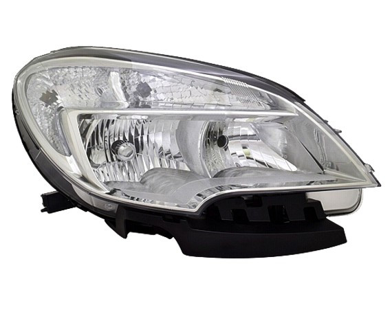 Pravé přední světlo s denním svícením Opel Mokka (J13) 12-16 STŘÍBRNÉ