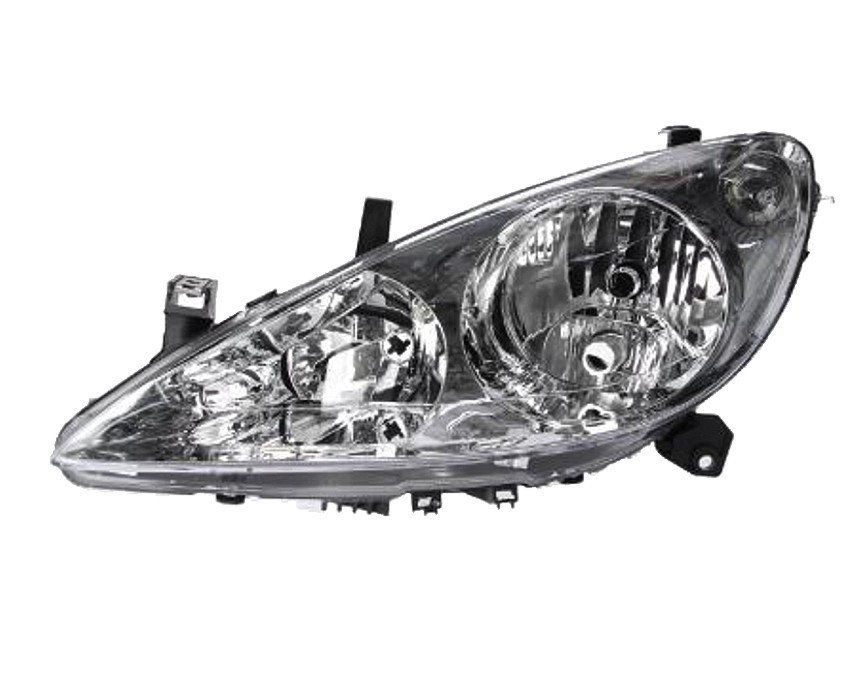 Levé přední světlo Peugeot 307 (3A/3E/3H) 01-05 S MLHOVKOU