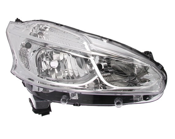 Pravé přední světlo s denním svícením Peugeot 208 I (CA/CC) 12-15 VALEO