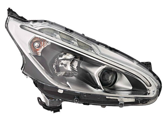 Pravé přední světlo s denním svícením LED Peugeot 208 I (CA/CC) 15-19 VALEO