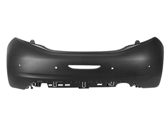 Zadní nárazník Peugeot 208 I CA/CC 12-19 PRO LAK SENZORY HATCHBACK