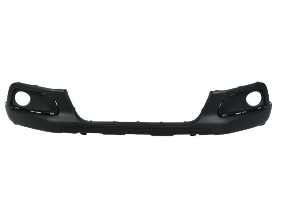 Přední nárazník spodek Peugeot 2008 I (CU) 13-16 ČERNÝ S OTVORY
