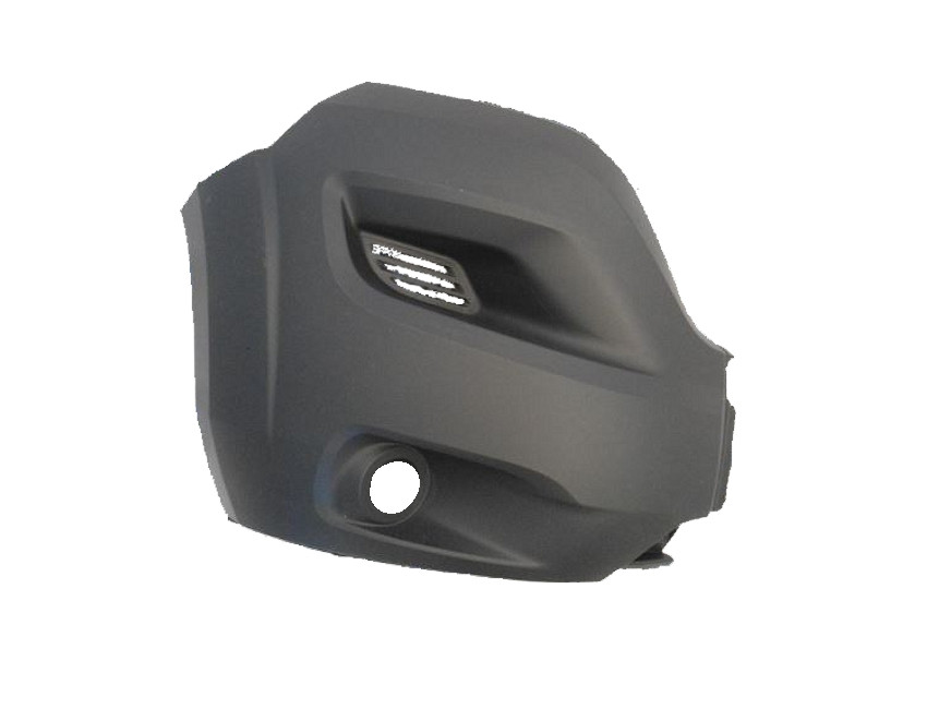 Přední nárazník pravý roh Peugeot Boxer 14- ŠEDÝ S OTVORY