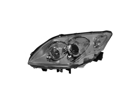 Levé přední světlo Renault Laguna III (BT/KT) 07-10 STŘÍBRNÉ