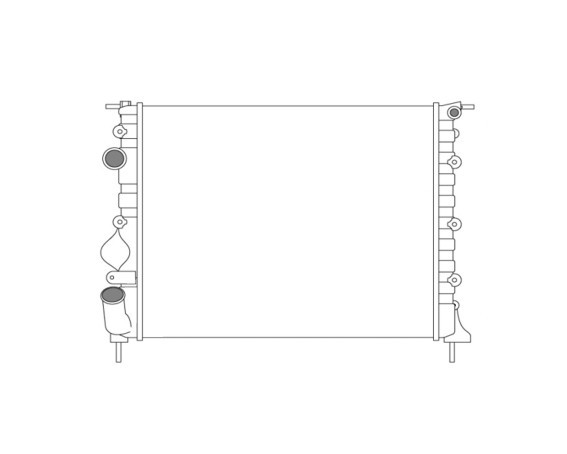 Chladič vody Renault Kangoo (KC/FC) 98-02 1.2 1.5 