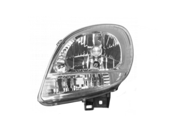 Levé přední světlo Renault Kangoo (KC/FC) 03-08 BÍLÝ BLIKAČ STŘÍBRNÉ