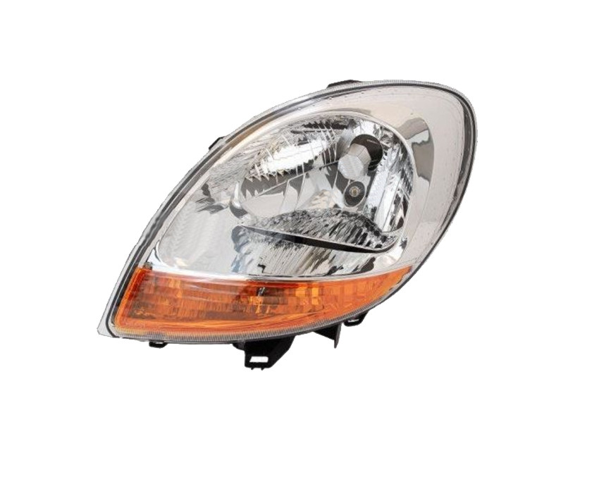 Levé přední světlo Renault Kangoo (KC/FC) 03-08 ORANŽOVÝ BLIKAČ STŘÍBRNÉ