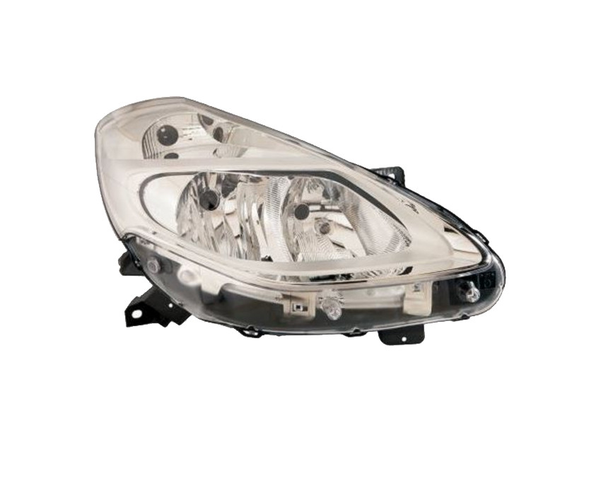 Pravé přední světlo Renault Clio III (R0/1) 09-12 STŘÍBRNÉ