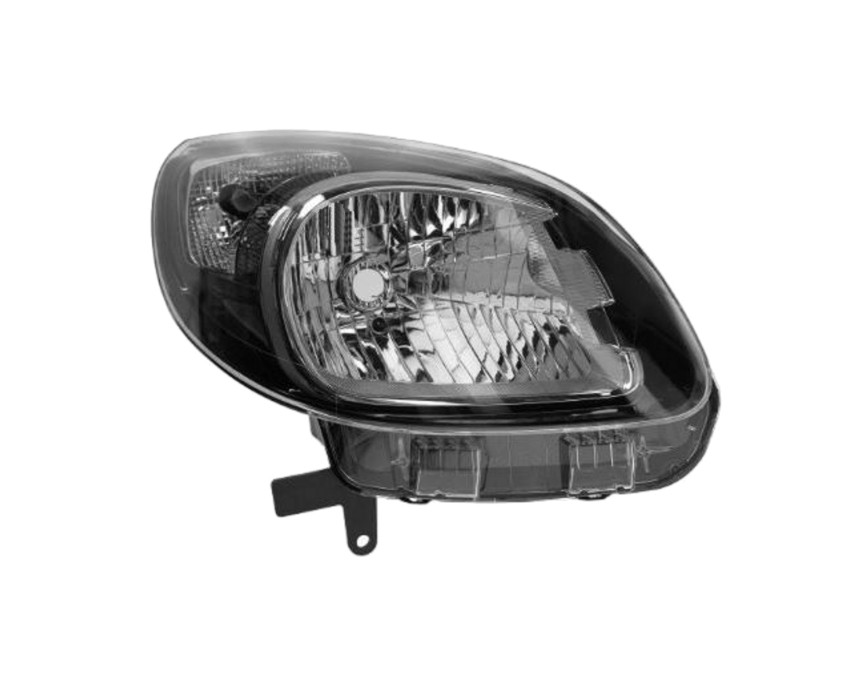 Pravé přední světlo Renault Kangoo II (W) 13-20 ČERNÉ