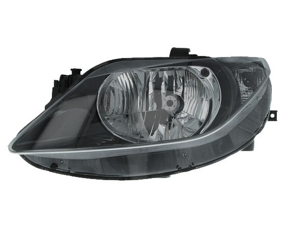 Levé přední světlo Seat Ibiza IV (6J/6P) 08-12 ČERNÉ VALEO