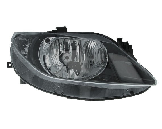 Pravé přední světlo Seat Ibiza IV (6J/6P) 08-12 ČERNÉ