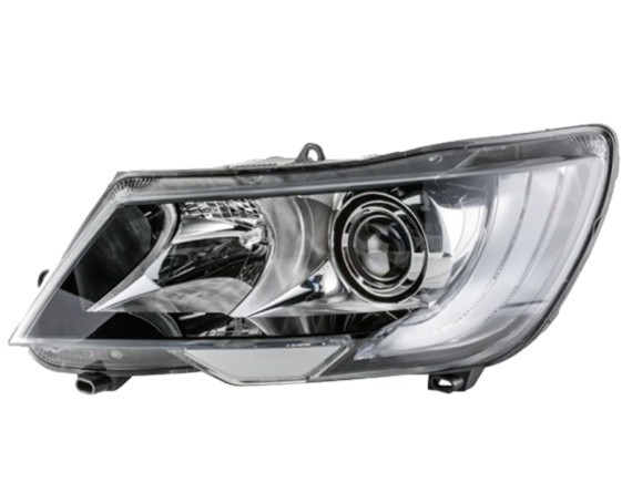 Levé přední světlo s denním svícením Škoda Superb II (3T4/3T5) 13-15 HELLA